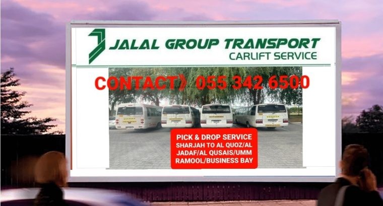 Transport- Sharjah to Al Quoz