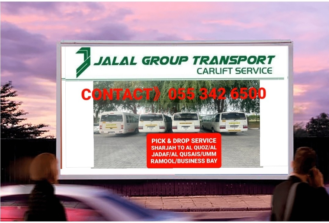 Transport- Sharjah to Al Quoz