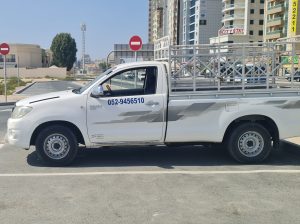 One ton pickup rental dubai barsha area ( movers and packers services )