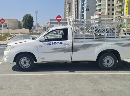 One ton pickup rental dubai barsha area ( movers and packers services )