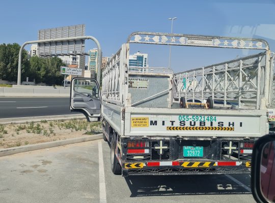 3 tons pickup rental, movers and packers in dubai