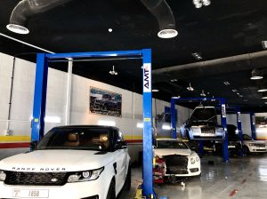 Range Rover and Land Rover service center in Dubai