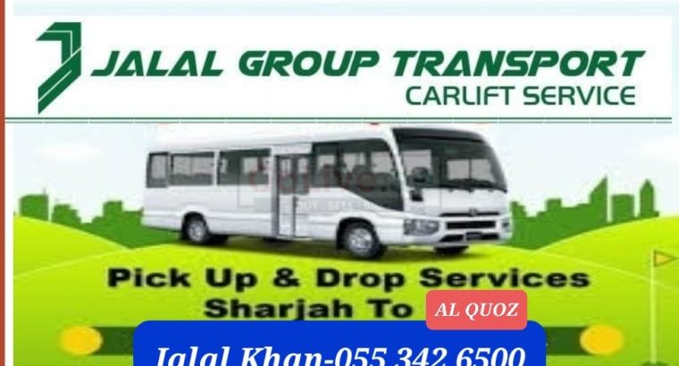Carlift Sharjah to Dubai Al Quoz,Creek,Business bay,Al Jadaf,Al Qusais