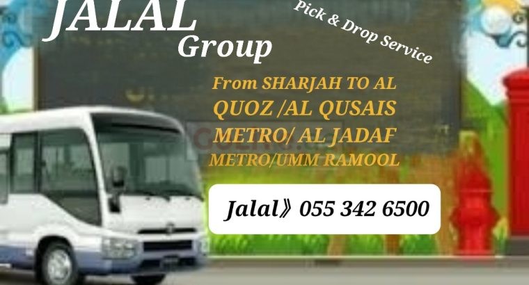 Carlift Sharjah to Dubai Al Quoz,Creek,Business bay,Al Jadaf,Al Qusais