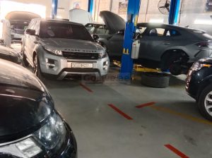 Range Rover Service Center in Sharjah