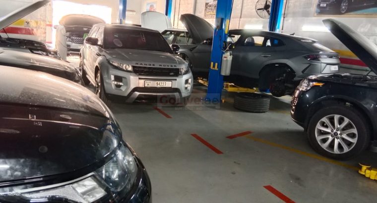 Range Rover Service Center in Sharjah