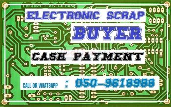 Electronics Scrap Buyer Cash Payment