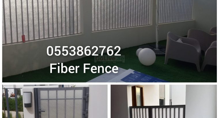SCREEN FENCE ( POLYCARBONATE SHEET FENCE ) FIBREGLASS FENCE