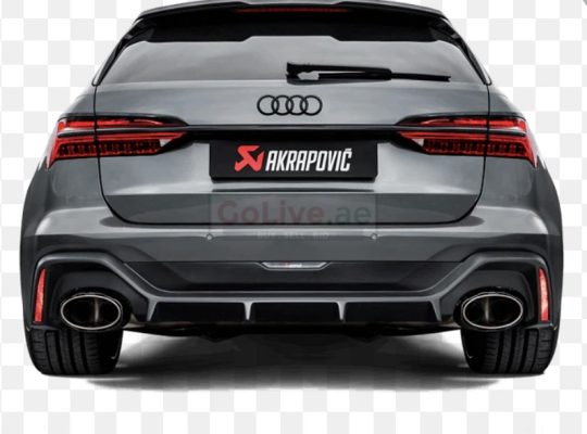 RS6 Akrapovic rear diffuser