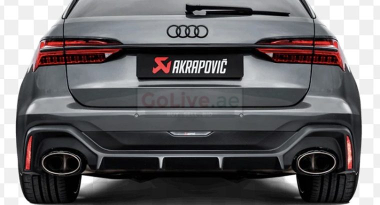 RS6 Akrapovic rear diffuser