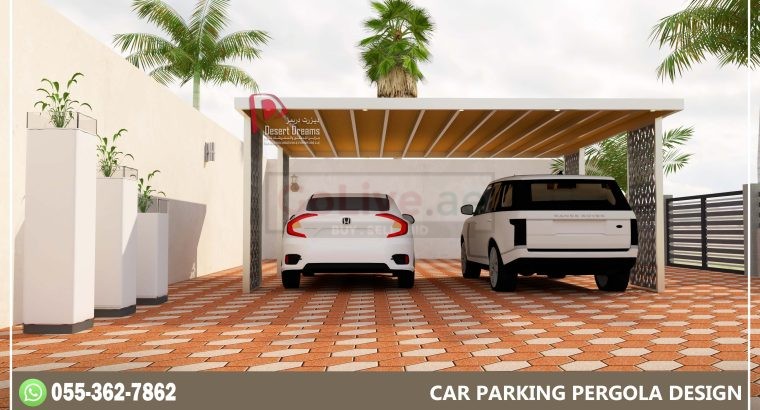 Car Parking Aluminum Shades in Uae | Car Parking Wooden Shades Uae.