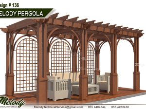 Buy Wooden Pergola At Special Discount in Dubai | Melody Structures UAE