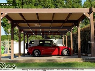 Wooden Car Parking Shade | Car Parking Shade Suppliers in Dubai