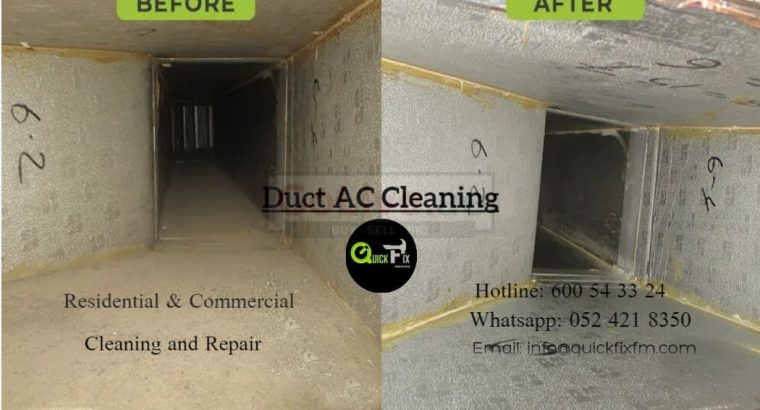Cleaning and Repair of Air conditioning system