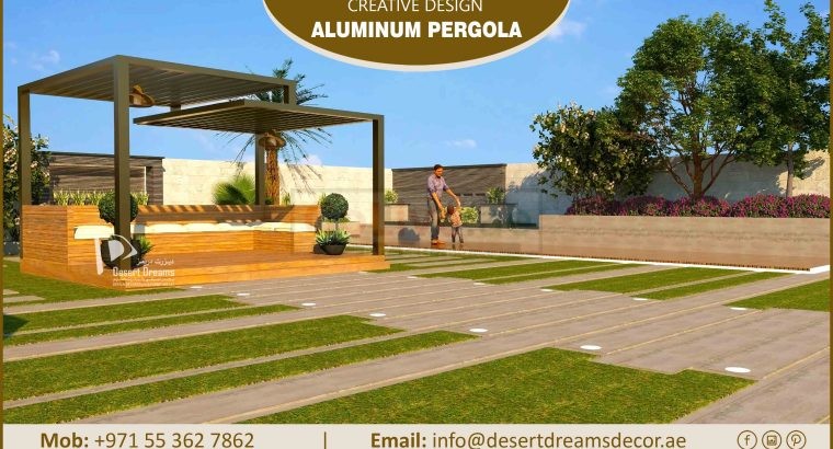 Aluminum Pergola Design Uae | Supply and Install Modern Design Pergola | Best Discounted Offer.