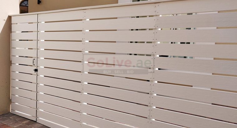 WPC Fence in Dubai | WPC Woven Fence design in Dubai | WPC Fence suppliers in Dubai UAE | WPC Wall mounted Fence in UAE