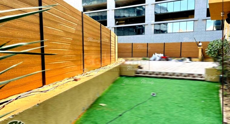 WPC Fence in Dubai | WPC Woven Fence design in Dubai | WPC Fence suppliers in Dubai UAE | WPC Wall mounted Fence in UAE