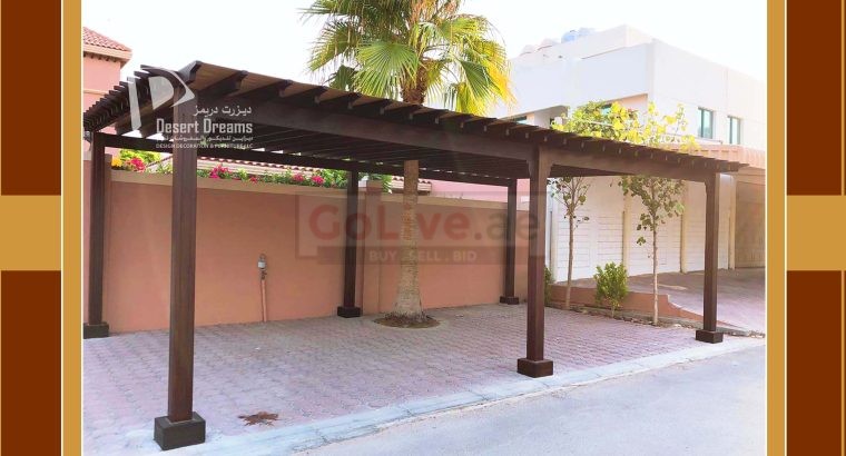 Car Parking Aluminum Shades in Uae | Car Parking Wooden Shades Uae.