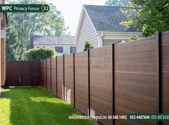 Garden Fencing in Dubai | WPC Fence | Wooden Fence | Fence Suppliers UAE