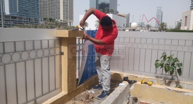 SCREEN FENCE ( POLYCARBONATE SHEET FENCE ) FIBREGLASS FENCE