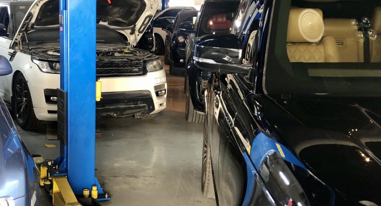 Porsche, Bentley, Rolls Royce and Mercedes workshop in Dubai