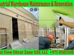 Warehouse Maintenance Partition and Painting Services in Ajman Dubai Sharjah.