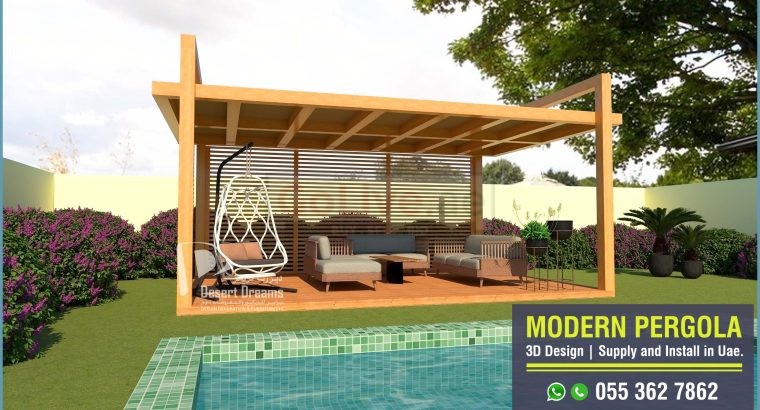 Wooden Cabanas and Wooden Pergola Manufacturer in Uae.