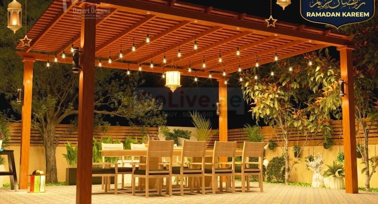 Supply and Install Wooden Pergola in Abu Dhabi, Al AIn | Call us for Best Price.