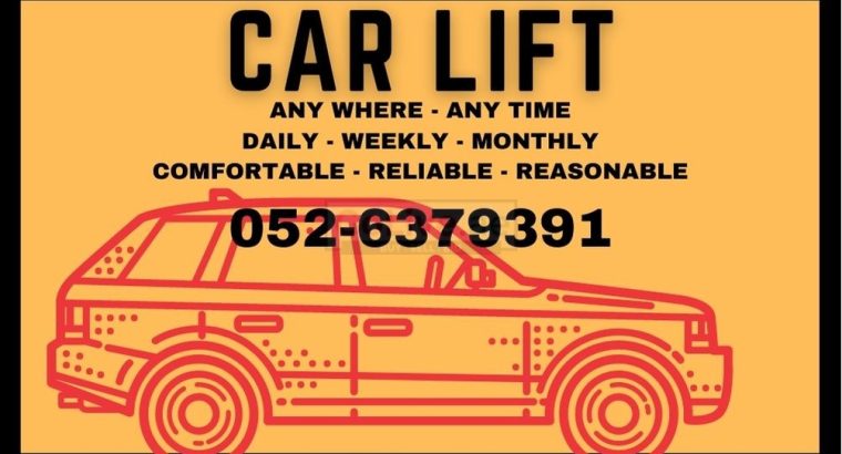 Car Lift Available (Sharjah / Dubai)