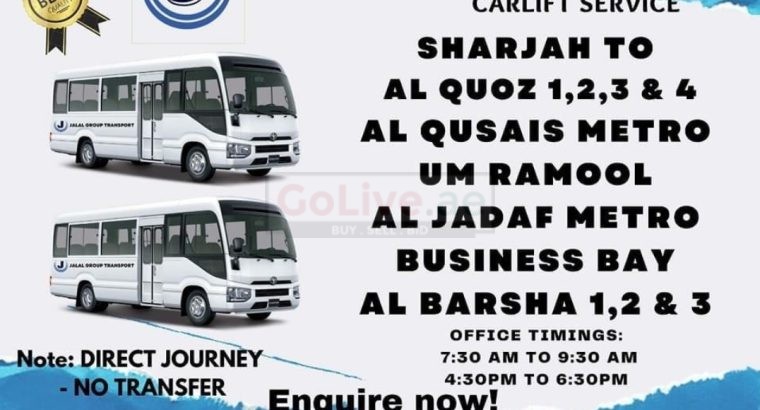 CARLIFT SERVICE SHARJAH TO AL QUOZ