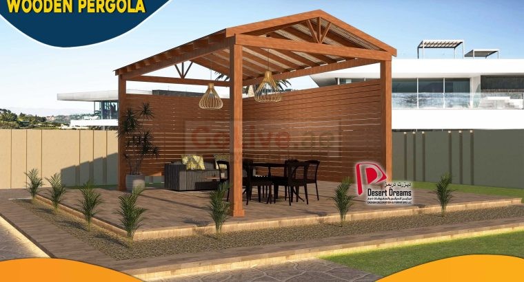 Wooden Cabanas and Wooden Pergola Manufacturer in Uae.