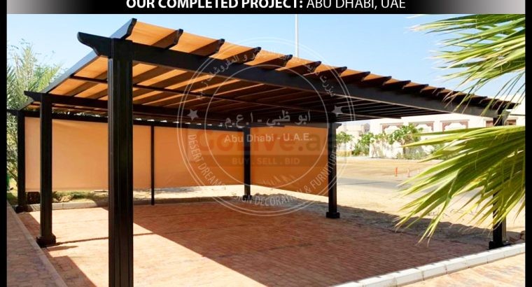 Car Parking Shades Suppliers in Uae | Wooden Shades | Aluminum Shades | Abu Dhabi.