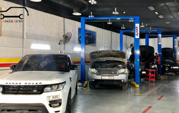 Range Rover and Land Rover maintenance workshop in Dubai
