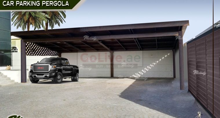 Wooden Car Parking Shade | Car Parking Shade Suppliers in Dubai