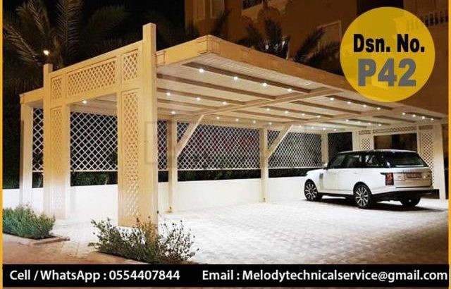 Wooden Car Parking Shade | Car Parking Shade Suppliers in Dubai
