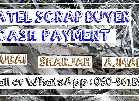 Scrap Buyer Cash Payment in Sharjah