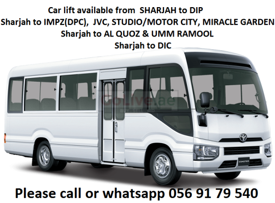 Sharjah to Al quoz Carlift