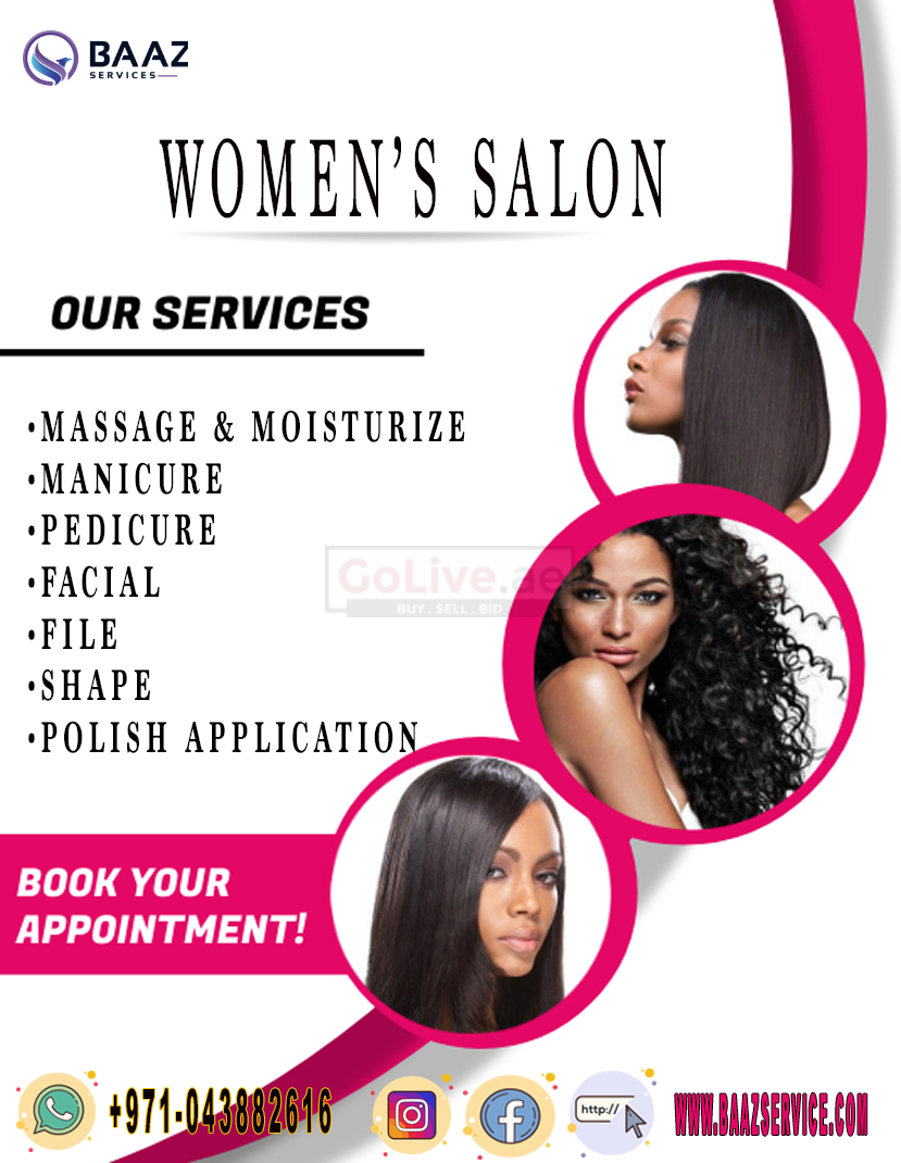 Women Beauty Salon Service At Home | Baaz Service In Dubai | United State  Emirates – UAE Classifieds