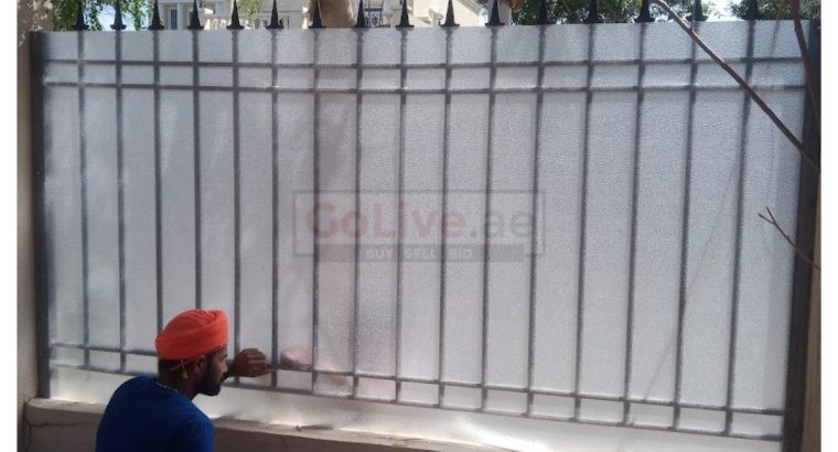 SCREEN FENCE ( POLYCARBONATE SHEET FENCE ) FIBREGLASS FENCE