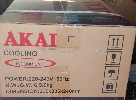 1 ton split AC AKAI brand with installation