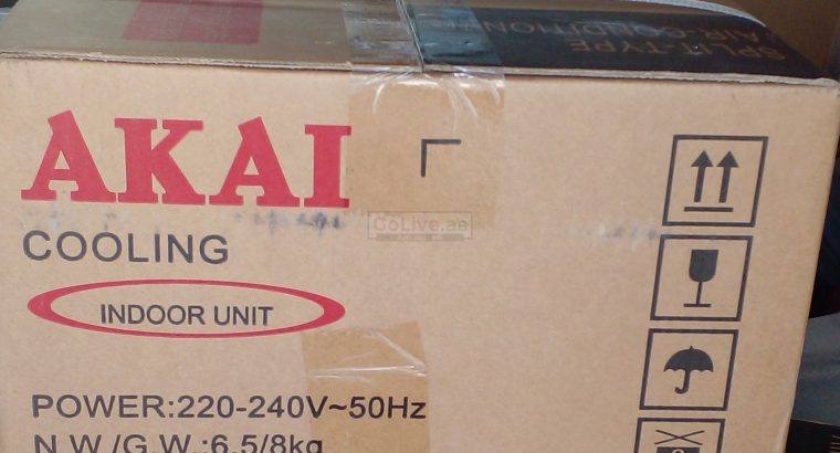 1 ton split AC AKAI brand with installation