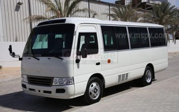 TOYOTA COASTER 30 SEATER BUS AVAILABLE FOR RENT WITH DRIVER