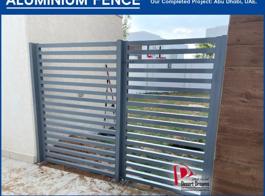 Aluminum Slatted Fences in Uae | Design, Fabrication and Install Aluminum Fences Uae