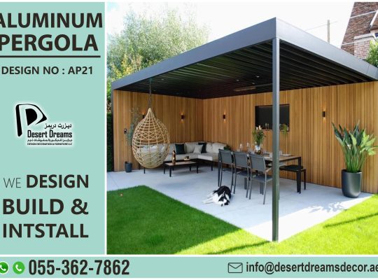 Aluminium Pergola in Dubai | Aluminum Pergola Abu Dhabi | Louver Roofing Pergola.