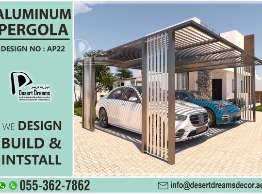 Aluminium Pergola in Dubai | Aluminum Pergola Abu Dhabi | Louver Roofing Pergola.