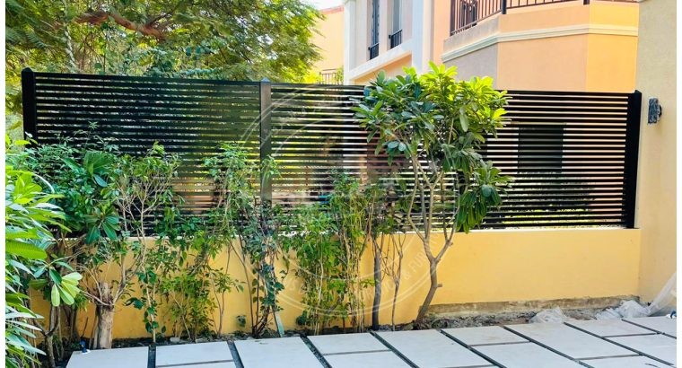 Aluminum Slatted Fences in Uae | Design, Fabrication and Install Aluminum Fences Uae