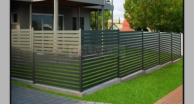 Aluminum Fence Dubai | Aluminum Slatted Fence | Aluminum Privacy Fence Uae.