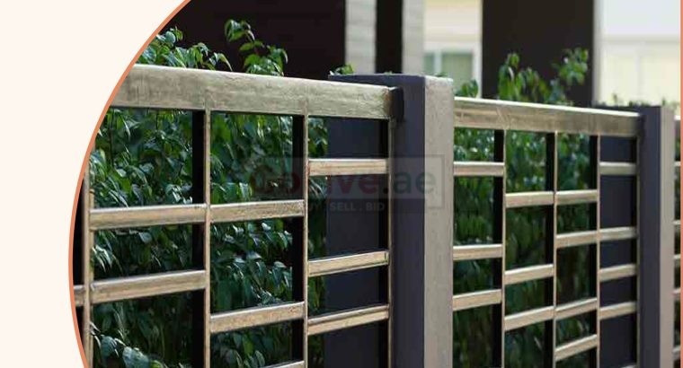 Aluminum Fence Dubai | Aluminum Slatted Fence | Aluminum Privacy Fence Uae.