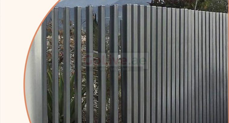 Aluminum Fence Dubai | Aluminum Slatted Fence | Aluminum Privacy Fence Uae.