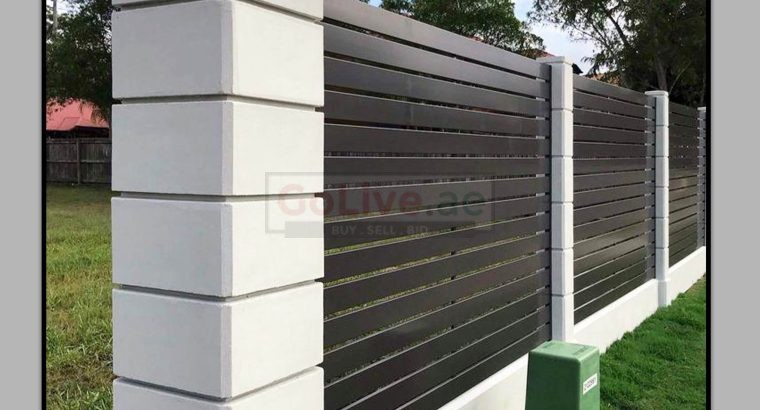 Aluminum Fence Dubai | Aluminum Slatted Fence | Aluminum Privacy Fence Uae.